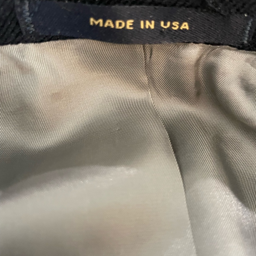 HART SCHAFFNER MARX Gold Trumpeter‎ x Loro Piana Cashmere Navy Blazer Size 44 R - Picture 3 of 9